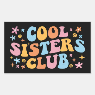Adesivo Retangular Legal Sisters Club III