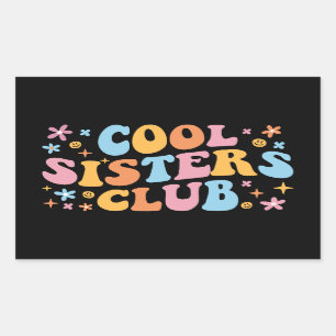 Adesivo Retangular Legal Sisters Club III