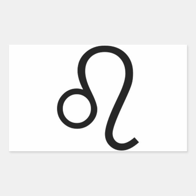 Adesivo Retangular Leo (Frente)