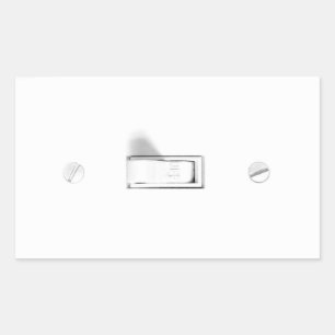 Adesivo Retangular ~Lightswitch~ STICKER