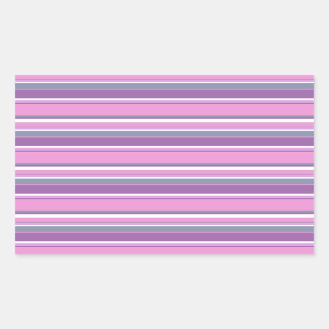 Adesivo Retangular Lilac stripes (Frente)