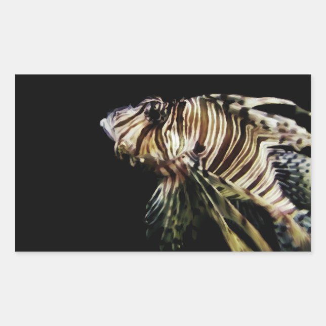 Adesivo Retangular Lionfish (Frente)