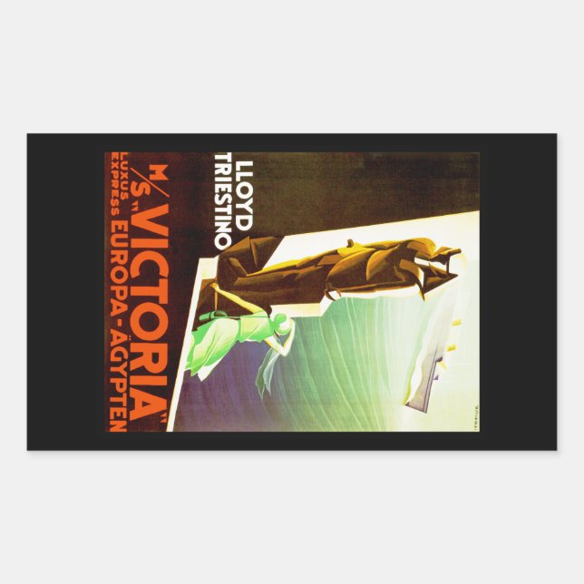 Adesivo Retangular Lloyd Triestino (Frente)