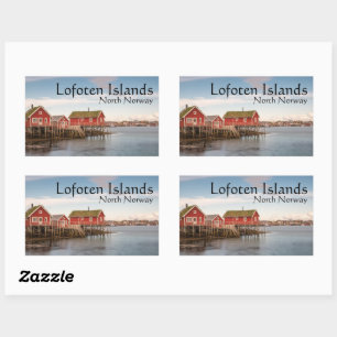 Adesivo Retangular Lofoten Islands Norway