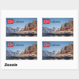 Adesivo Retangular Lofoten Souvenir