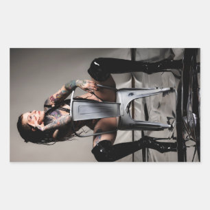 Adesivo Retangular Logotipo da Marca da Revolução Velvet 2025