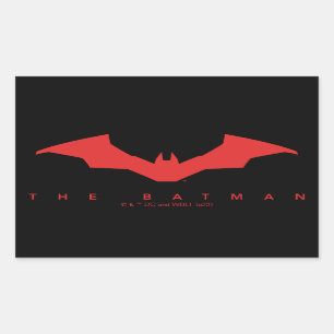 Adesivo Retangular Logotipo do Batman Bat