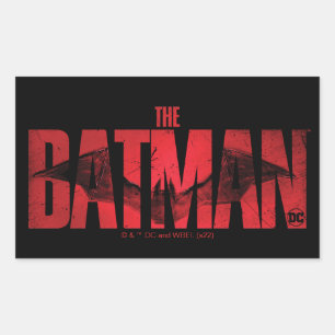 Adesivo Retangular Logotipo Teatral Batman