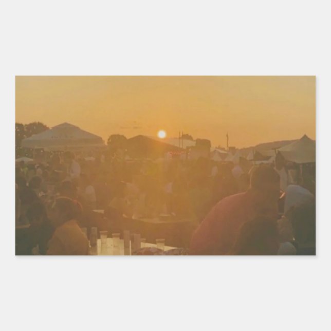 Adesivo Retangular Lollapalooza em Estocolmo - 2022 (Frente)