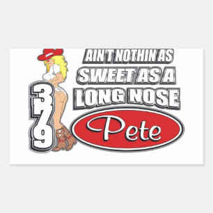 Adesivo Retangular Long Nose Pete