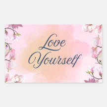 Love Yourself Aesthetic Sticker