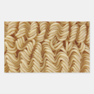 Adesivo Retangular Macarronetes de ramen secados