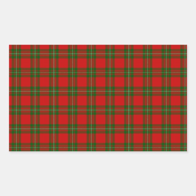 Adesivo Retangular MacGregor Tartan (Frente)