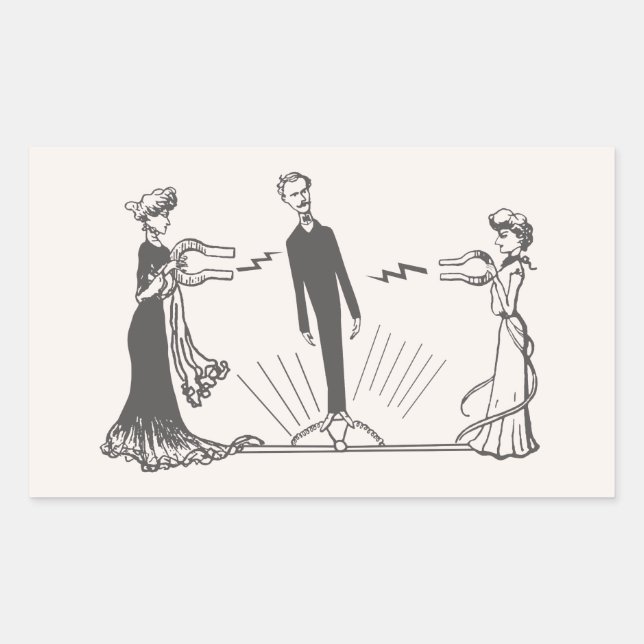 Adesivo Retangular Magnetismo Animal - (Frente)