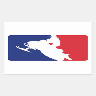 Adesivo Retangular Major League Snowmobiler