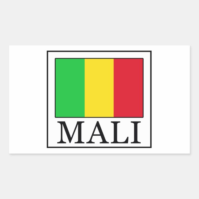 Adesivo Retangular Mali (Frente)