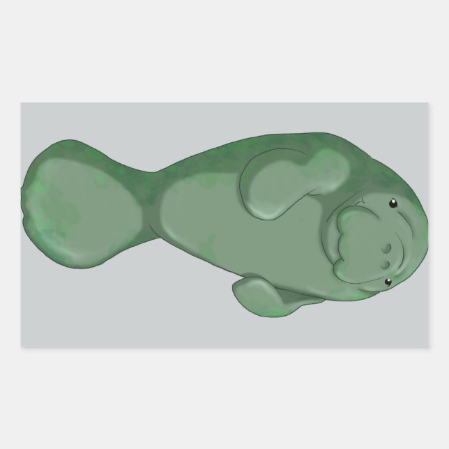 Adesivo Retangular Manatee (Frente)