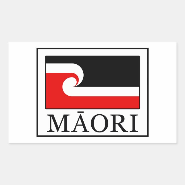Adesivo Retangular Maori (Frente)