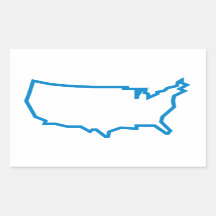 Mapa de Contorno dos EUA