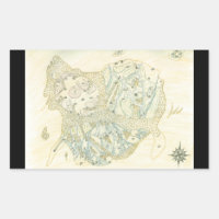 Mapa não rotulado de Trino