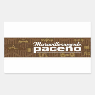 Adesivo Retangular Maravillosamente paceño