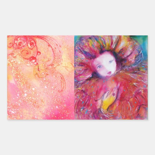 ADESIVO RETANGULAR MÁSCARA EM VERMELHO (Frente)