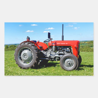 Adesivo Retangular Massey Ferguson 35 tractor
