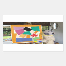 Adesivo Retangular Matisse O Caracol em óleo por Danny Duck