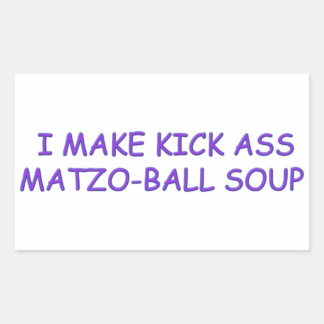 ADESIVO RETANGULAR MATZO-BALL MASTER (Frente)