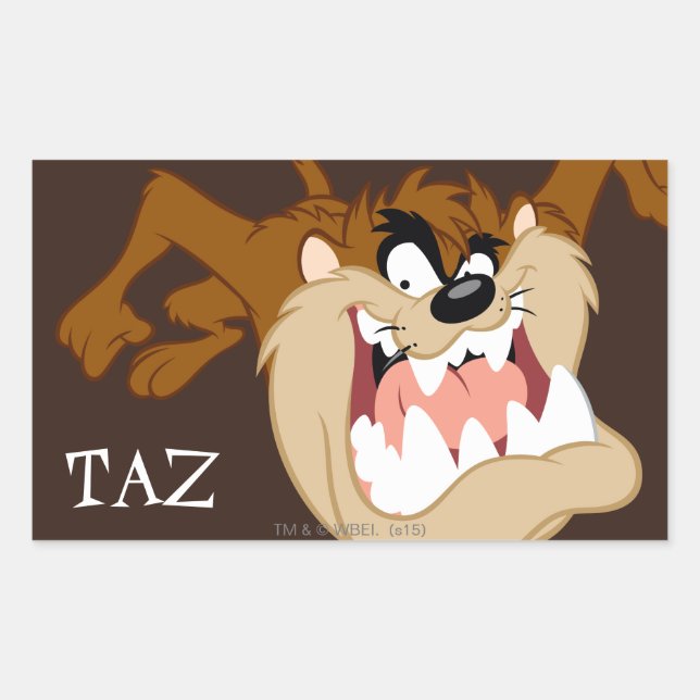 Adesivo Retangular MAU Grin TAZ™ (Frente)