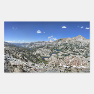Adesivo Retangular Medley Lake Basin Panorama, de Alto - Serra
