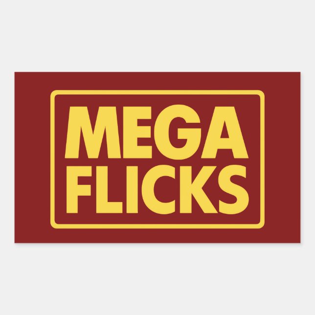 ADESIVO RETANGULAR MEGA FLICKS (Frente)