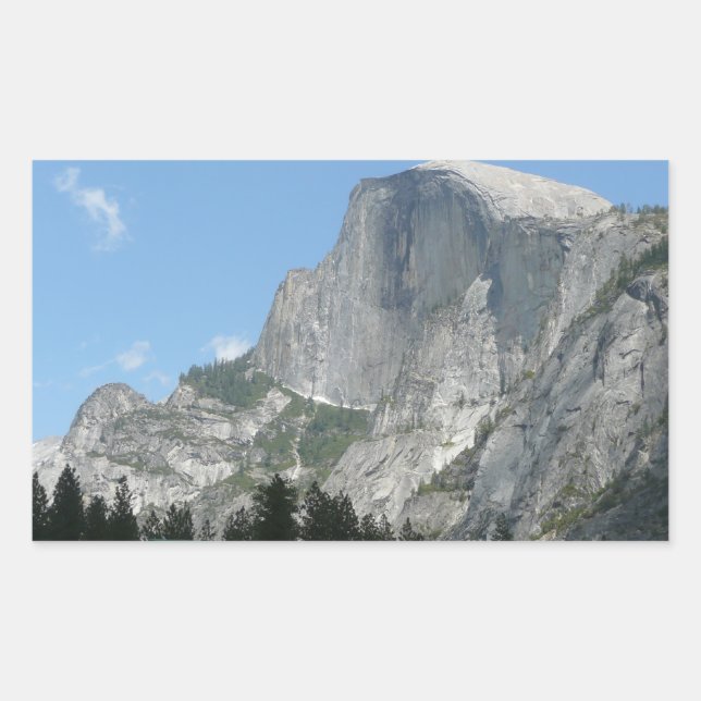 Adesivo Retangular Meia Cúpula de lado no Parque Nacional de Yosemite (Frente)