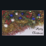 Adesivo Retangular Merry Christmas Sticker<br><div class="desc">Merry Christmas Sticker</div>