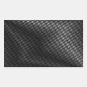 Adesivo Retangular Metal de prata do nível superior