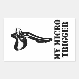 Adesivo Retangular Meu Gatilho Micro