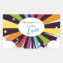Meu superpoder está espalhando o Amor.