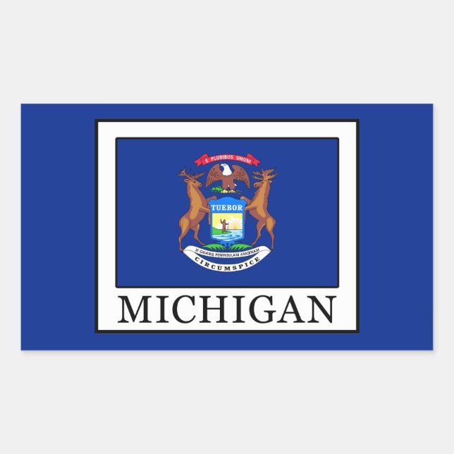 Adesivo Retangular Michigan (Frente)