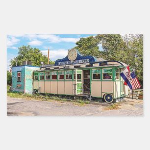 Adesivo Retangular Miss Port Henry Diner, Port Henry, Nova Iorque
