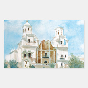 Adesivo Retangular Missão San Xavier del CCB