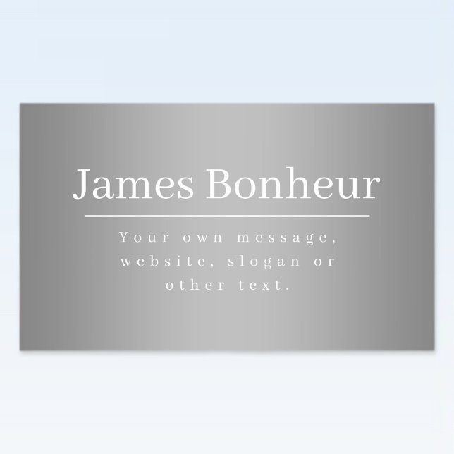 Adesivo Retangular Modelo de Promocional editável para empresas, etc. (Criador carregado)