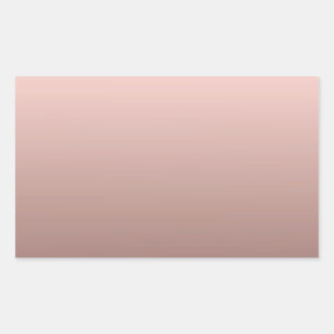 Adesivo Retangular Modelo Elegante em Dourado Rosa em Branco Adicione