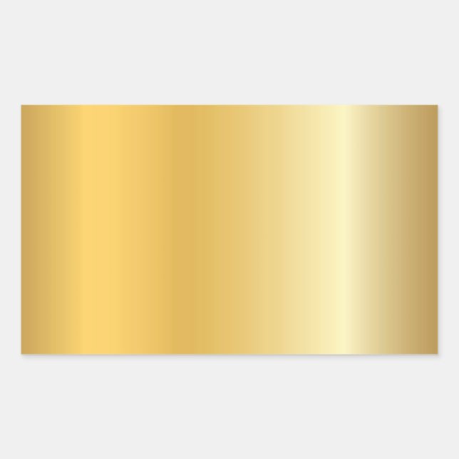 Adesivo Retangular Modelo Elegante Moderno Brilhante Olhar Dourado (Frente)