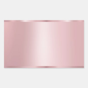 Adesivo Retangular Modelo Elegante Moderno Dourado Rosa Tendência em