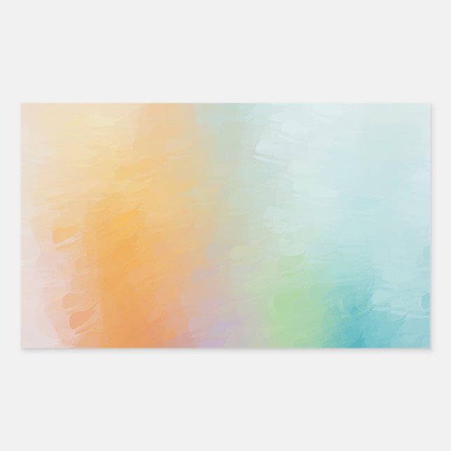 Adesivo Retangular Modelo em Branco de Arte Abstrata Rosa Vermelho Am (Frente)