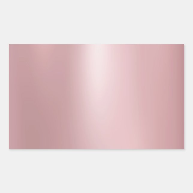 Adesivo Retangular Modelo Moderno Elegante Glamour Dourado Rosa (Frente)