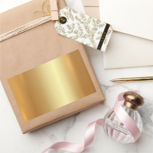 Adesivo Retangular Modelo vazio Texto personalizado Código QR Seu log