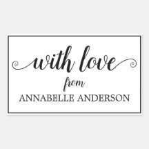 Moderno Rústico Elegante Preto Com Amor De