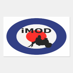 Adesivo Retangular Modificação legal