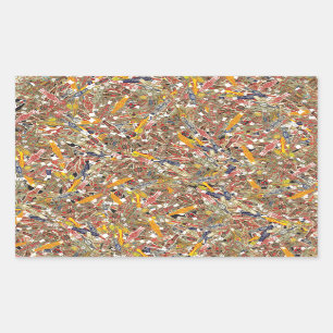 Adesivo Retangular Molas para Anel de Cigarros